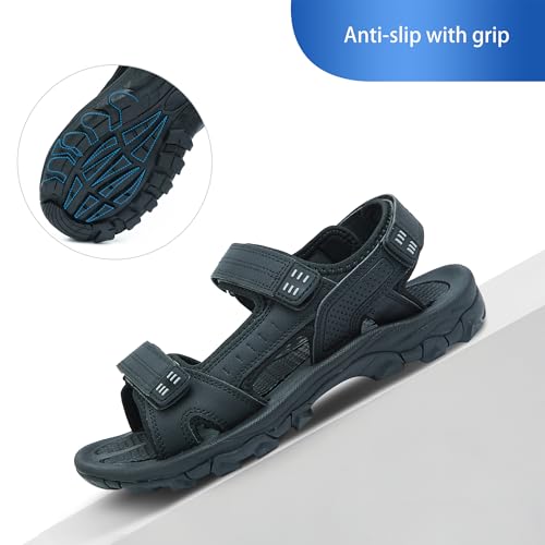 Men's Sandals Open Toe Water Sandals,Athletic and Outdoor Hiking Sandal Waterproof Lightweight with Adjustable Strap4