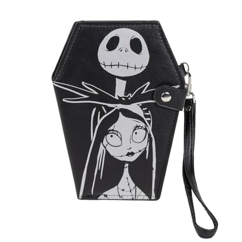 L'ETRANGE Noel de Mr Jack - Portefeuille Similicuir '12,5 x 17 x 1,2 cm', Noir, Taille Unique, Contemporain