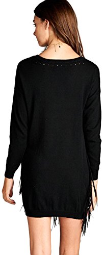 Image of ToBeInStyle Women's Classic Long Sleeve V-Neck Pullover Sweater