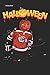 Hockey Stick: and Pucks pumpkin head player Lined Notebook / Diary / Journal To Write In 6"x9" for Scary Halloween, Spooky Ghosts, Pumpkins for kids, men and women