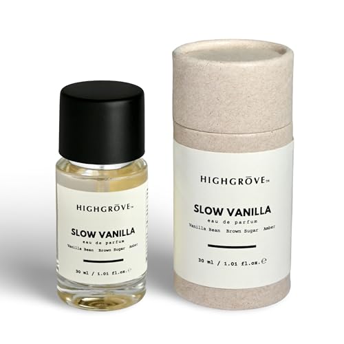 Image of Slow Vanilla Premium Eau De Parfum 30ml, Sweet, Warm, Gourmand & Amber, Soothing Fragrance, Long Lasting Perfume Spray For Men & Women