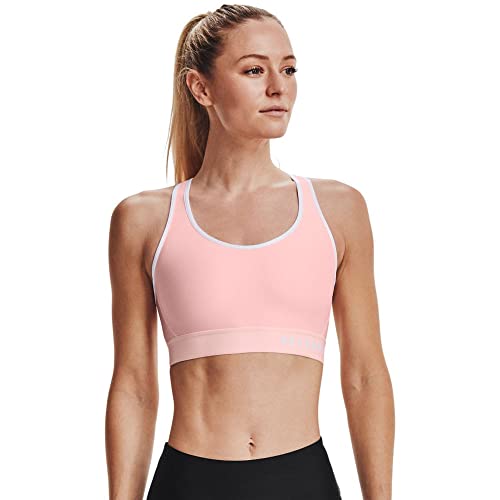 Image of Under Armour Women's Armour Mid Heathered Sports Bra