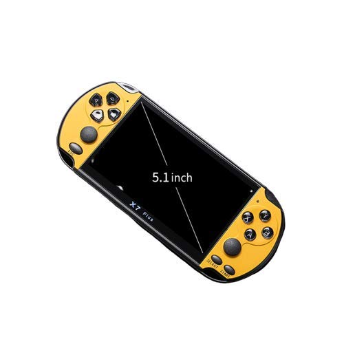 FEDBNET Handheld Game Console,New X7 Plus 5.1 8GB Retro Game Consoles Handheld Portable Games Console (With 200 Games)
