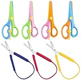 Set of 7, Loop Scissors and Preschool Training Scissors, SourceTon Craft Scissors Set for...