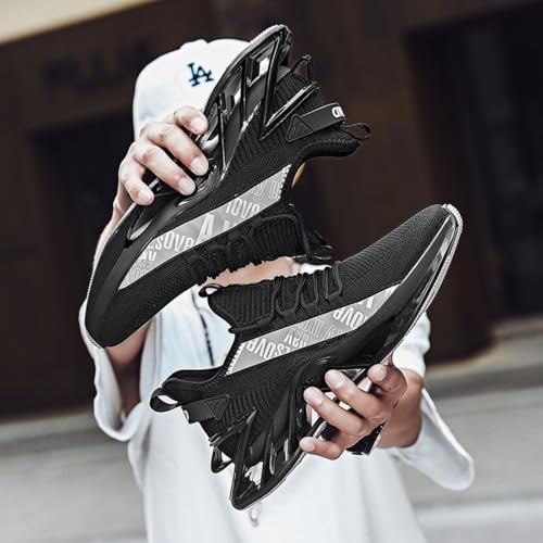 Men's Breathable Mesh Outdoor Sports Running Shoes: Lightweight, Non - Slip. Ideal for Jogging, Gym, Hiking. All - Day Comfort.4