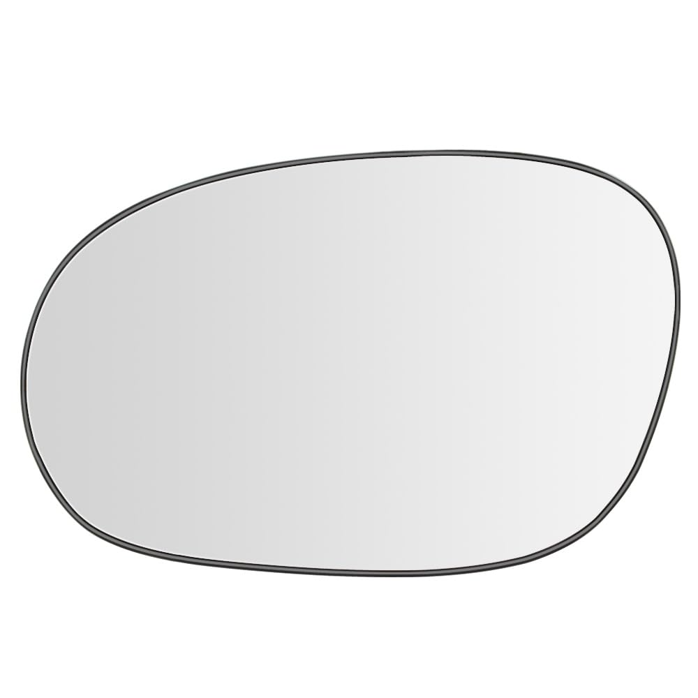 Senzeal Driver Side Heated Mirror Glass Replacement for Dodge Challenger 2008 2009 2010 2011 2012 2013 2014 2015 (Left Side)