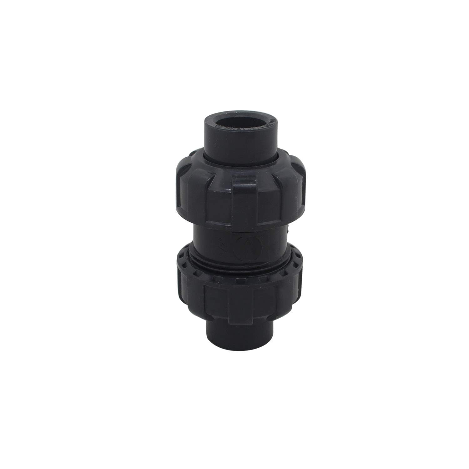 Clapet anti retour a boule 20 25 32 40 50 63mm clapet piscine clapet antiretour anti refoulement pvc vanne soupape anti retour (Diamètre intérieur 40mm)