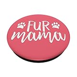 CocomoSoul-Mobile Fur Mama Pink Cat Dog Pet Lover PopSockets Stand for Smartphones and Tablets