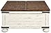 Signature Design by Ashley Wystfield Farmhouse Square Storage Coffee Table with Hinged Lift Top, Distressed White