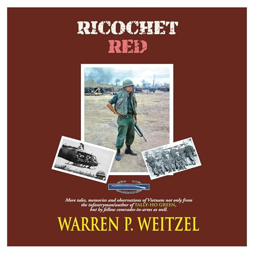 Diseño de la portada del título Ricochet Red
