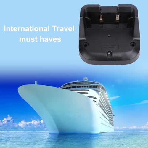 Gugxiom Schnellladegerät für FT-70 FT-70D FT-70DR FT-70DS Zweiwegeradio, 2-Wege-Radio-Ladestation für SBR-24LI (EU-Stecker 100 bis 240 V)