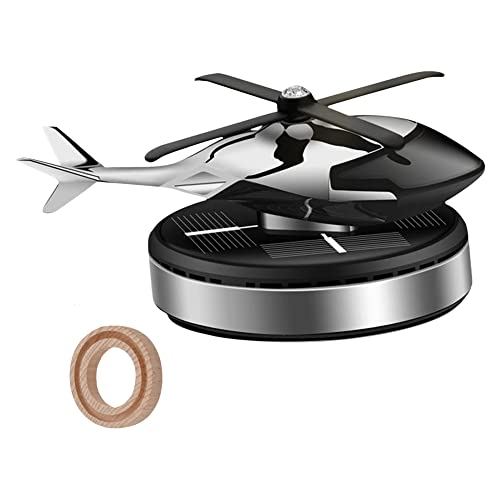 Gaderth Car Air Freshener,25db Low Noise Solar Powered Rotating Helicopter