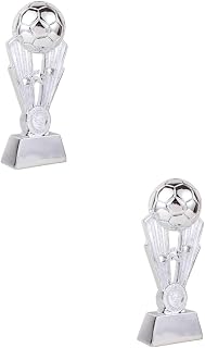 INOOMP 2pcs Champion Cup Sports Child Resin Football Trophy Fan Supplies Trophy Campus Winner Trophy for Plastic Trophy for Game Football coccer Trophy Cups Gift