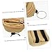 1 Set 2 Pcs Mini Backpack Key Fob Backpacks for Key Rings Keychains Wrist Strap Keychain Loveook Backpck Coin Purse Mini Bag Key Chain Change Purse Pendant Khaki Nylon Cloth