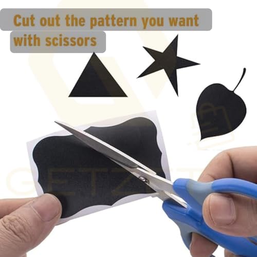 Image of 120 pcs Waterproof Chalkboard Labels Stickers, Reusable Craft Kitchen Self-Adhesive for Seasoning Jar Stickers Use for Jar Bottle, Craft Rooms, Office, Home & Kitchen. (1 Pen)