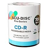 Qualité de qualité A : chaque CD-R est fabriqué en polycarbonate de qualité optique de qualité A pour une meilleure compatibilité de gravure, de lecture et de chargement automatique.