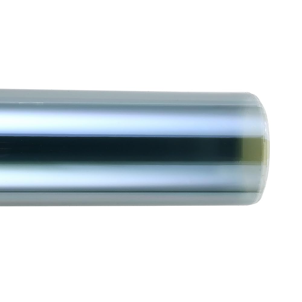 Blueshyhall Auto Tönungsfolie 80% VLT Hell Blau, Solarfolie UV-Schutz Auto Fenster Folie, Autofenster Wärmeschutz Sonnenschutzfolie für Heckscheibe Seitenfenster Dach Fenster Innen (100 x 300 cm)