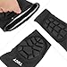 TIAXU TIAXU Padded Knee & Shin Guards Calf Pads Protector Compression Leg Sleeve Knee Brace for Football Basketball Volleyball Soccer Baseball for Youth Adult (1 Pair)