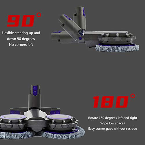 Elektrische Steam Mop, Waaronder 6 Microfiber Pads, Wireless Cleaning Mop All-In-One Carpet Floor 1200W Electric Mop… - Image 4