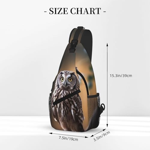 Mochila sling urbana negra para viaje y senderismo miniatura 3