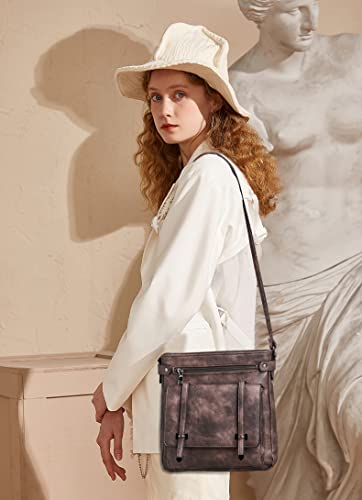 Crossbody Bags for Women Leather Purses: Fashion Women's Shoulder Handbags Medium Size Travel Ladies Cross Body Bag2