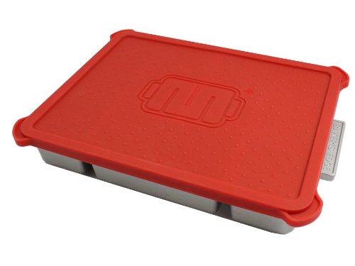 Baker's Edge Lid & Wedge Pack For The Edge Brownie Pan| Silicone Lid For Your Brownie Pan Plus The Edge Wedge To Divide Your Pan Into Two Separate Baking Areas| Lid & Wedge Only - Pan Sold Separately #TOP6