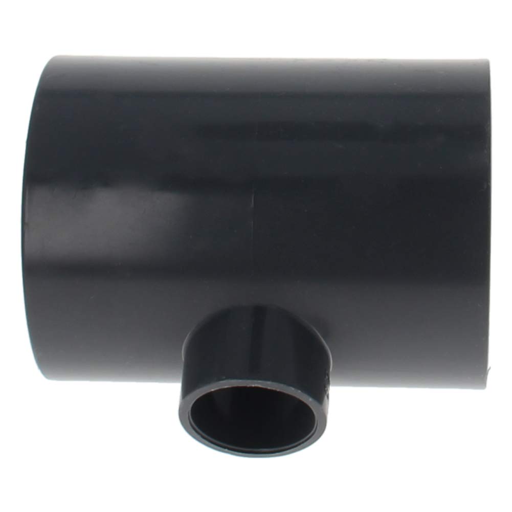 Raccord Té Réduit PVC 63 X 32 Mm – 1 Pièce Gris, Pour Tuyau D'Eau Robuste Et Étanché