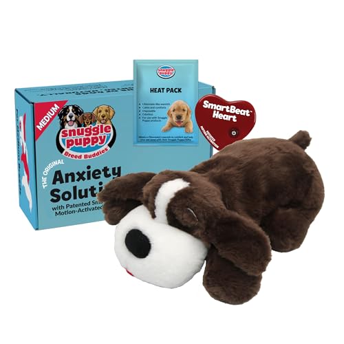 Image of Snuggle Puppy Heartbeat Toy, Calming Comfort, Breed Buddies Bully Breed | Crate training comfort, heat pack, new puppy essentials, first nights sleep, Pit Bull, Bulldog