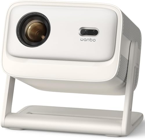 Image of 【Official Licensed Google TV 14】Wanbo Vali 1 Pro 4K Smart Projector, Flagship MT9660 Chip, MEMC, 900ANSI, Native 1080P, Dolby Audio, Fully Automatic, 260" Portable Home Outdoor Movie Projector