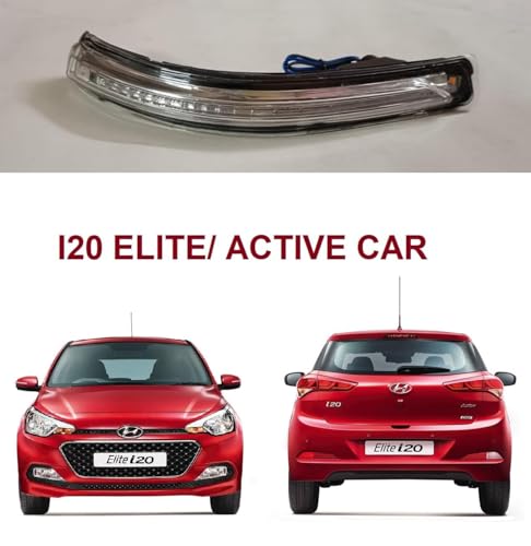 Image of Side Mirror Indicator Lamp Light for Hyundai i20 2ND GEN Active /Elite 2015-2020 Model -Yellow with Scotch Lock (I20 2ND GEN (2015-2019) ELITE /ACTIVE, RIGHT DRIVER SIDE)