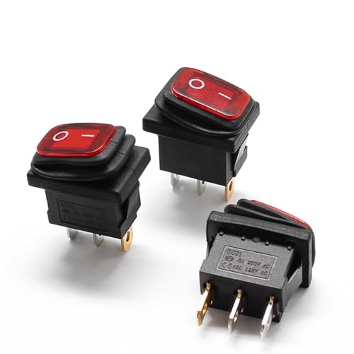 Miniinterruptor de encendido de 12V para camperizar furgonetas y controlar luces led interiores 3