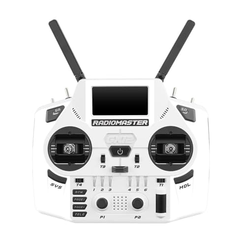 RadioMaster GX12 Crush Dual-Band Gemini-X ExpressLRS Radio Controller M2 (White)