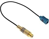 navi nx update Adapter Cinch auf Fakra für Ford Blaupunkt & Mercedes Comand ab NTG2 Das Adapterkabel ermöglicht den Anschluss eines Videosignals an einem Navigationssystem mit Videoeingang über Fakra-Buchse. Adapter ist geeignet zum Anschluss von Video Zubehör wie: Rückfahrkamera, DVD, Video Gerät, DVBT Tuner usw. Fakra-Stecker des Adapterkabels wird an Navigationssystem angeschlossen. Video kann nun an den Cinch angeschlossen werden. Vorweg ist in jedem Fall zu prüfen, ob das Navi einen Anschluss für die Rückfahrkamera hat. Es ist an der Rückseite ein grüner Fakra-Anschluss. Meines Wissens haben die Navis diesen Anschluss serienmäßig (auch wenn das Auto gar keine Kamera hat). Kompatibel mit Mercedes Comand PCM 2.1 / PCM 3.0 / NTG2.5 / NTG4 Ford Blaupunkt NX Werksradios ab Bj. 10.2009 Hinweise zur Verwendung: - Fakra Buchse grün für Video-Eingang am Gerät vorhanden - Video Kamera über Diagnosesystem aktivierbar ist - keine weiteren Videoquellen wie TV-Tuner oder ähnliches am Gerät angeschlossen sind Die Vorgaben sollten vor Bestellung am Fahrzeug überprüft werden.