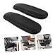 TOYANDONA 2pcs Comfortable Armrest Cushions for Office Chairs Ergonomic Replacement Arm Pads Pu Leather Covers for Gaming and Household Use for Stress Relief