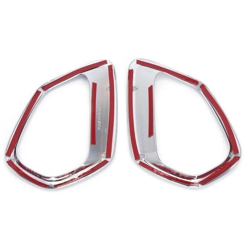 Luz Trasera Compatible con Mitsubishi para Outlander 2016 2017 2 uds luz trasera de coche antiniebla cubierta lámpara protección embellecedora