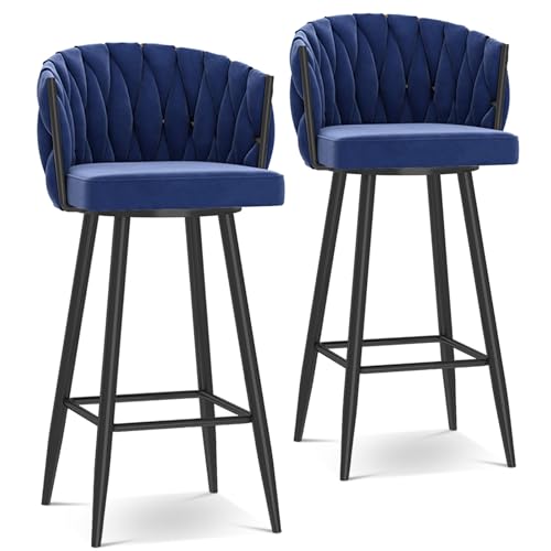 Tabourets de bar pivotants réglables de 64 à 75,1 cm de hauteur - 2