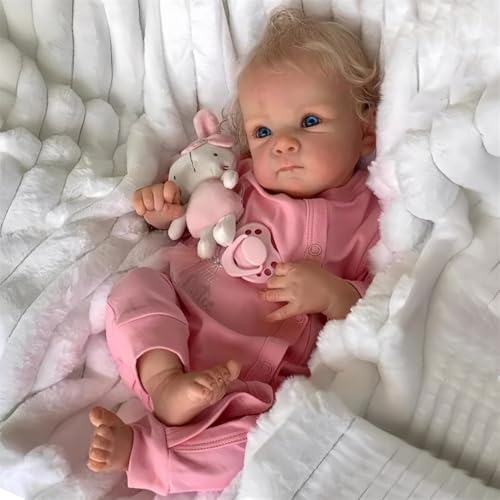 Muñeca Reborn Realista de 46 cm para Niños +3 miniatura 3