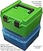 R-100-MAG - Deluxe Ammo Box 100 Round Handle WSM WSSM Ultra Mag, Green