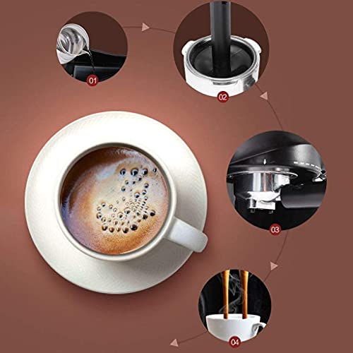 GaoF Kaffeemaschine mit Milchaufschäumer, 2-Wege-Kaffeemaschine für K-Cup Pods Gemahlener Kaffee und Schaum für… – Bild 7