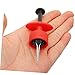 balacoo 1set Red Worm Catching Clamps for Live Bait Portable Fishing Accessory Ergonomic Design for Outdoor Fishing Tackle and Bloodworms