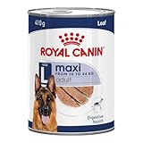 Royal Canin Maxi Adult | 12 x 410 g | Alleinfuttermittel für ausgewachsene große Hunde (26-44 kg) | Nährstoffreiche und ausgewogene Feuchtnahrung mit hochverdaulichen Proteinen