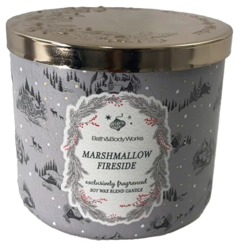 Bath & Body Works 3 Wick Marshmallow Fireside