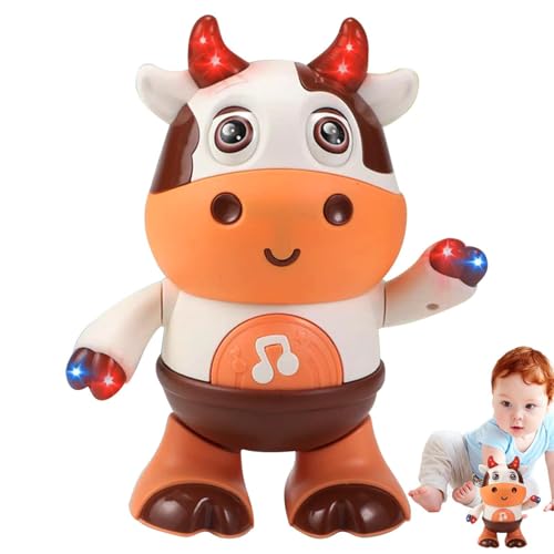 Genérico Juguete Musical Para Bebé - Juguete De Que Camina | Juguetes De Actividades De Aprendizaje Musical Con Luz LED Para Bebés Y Niños Pequeños, Figura De Animal Interactiva Con Movimiento So