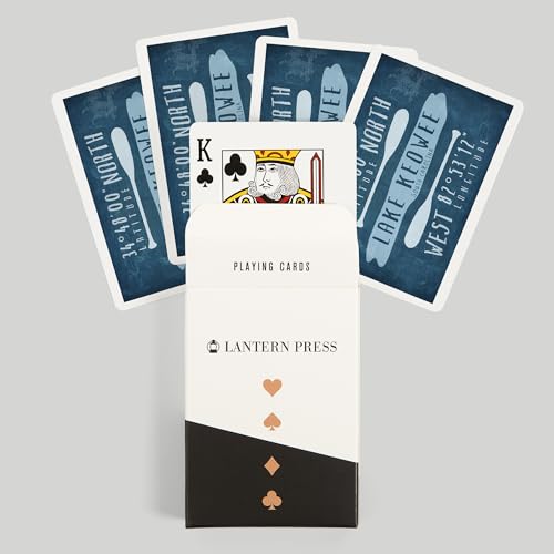 Naipes Lake Keowee de Carolina del Sur, 52 cartas póker miniatura 6