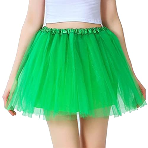PUERHUACI Jupes,Tutu Fille,Tutu Femme,Tutu Danse Classique,Tutu Adulte,Tutu de fête Femme Ballet Tutu Tulle Jupes,4Couche Pettiskirt Mini Robe pour S'habiller Fête Les Costumes Danse