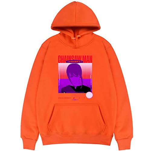 Anime Chainsaw Man Sweat à Capuche Hayakawa Pull Unisex Sweat à Manches Longues Chainsaw Man Hoodie avec Poche Kangourou,a-838,A,XXS Cover