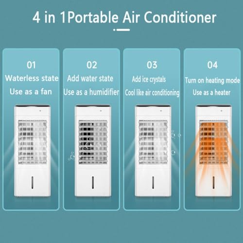 Climatiseur portable contre la chaleur avec arrêt automatique 12h - 4