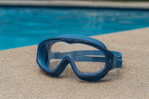 Image of VRT Kids /Men /Women Swimming Goggles Diving Goggles Anti Fog Silicone Waterproof Swimming Goggles (Grey & Blue)