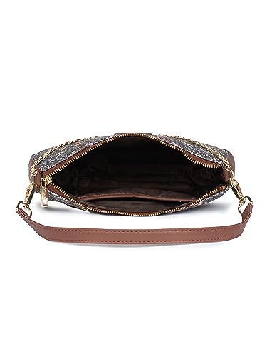 Image of ZOUK Women's Handcrafted Vegan Leather Casual Mini Shoulder Bag