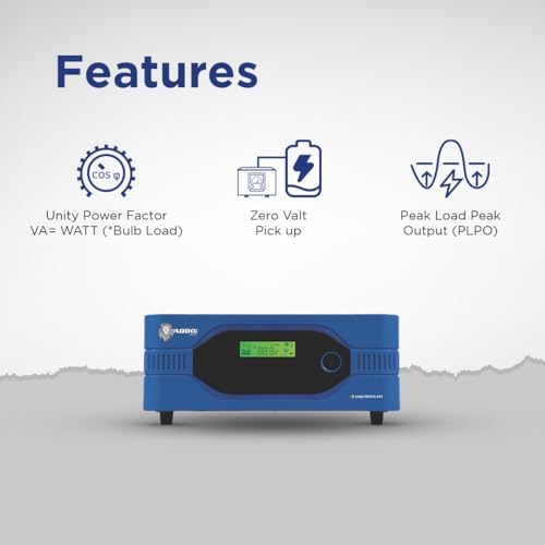 Image of Addo Sino 1800VA /24V Pure Sine Wave Home UPS wiih Utility Power Factor Watt=VA | Inverter for Home, Office & Shops | 36 Months Warranty | 10 Years Warranty on Transformer